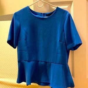 Banana Republic short sleeve blue blouse